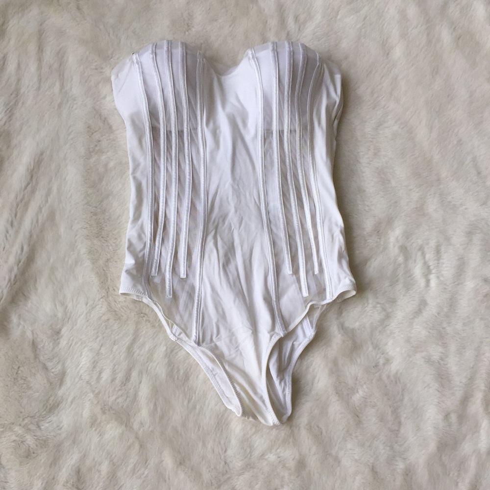 La Perla White one piece swimsuit